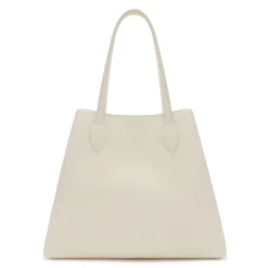 Isabel Bernard Honoré Francine crème leren shopper van kalfsleer New