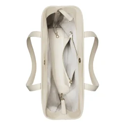 Isabel Bernard Honoré Francine crème leren shopper van kalfsleer New