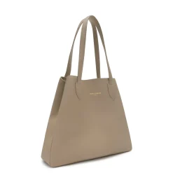 Isabel Bernard Honoré Francine taupe leren shopper van kalfsleer Cheap