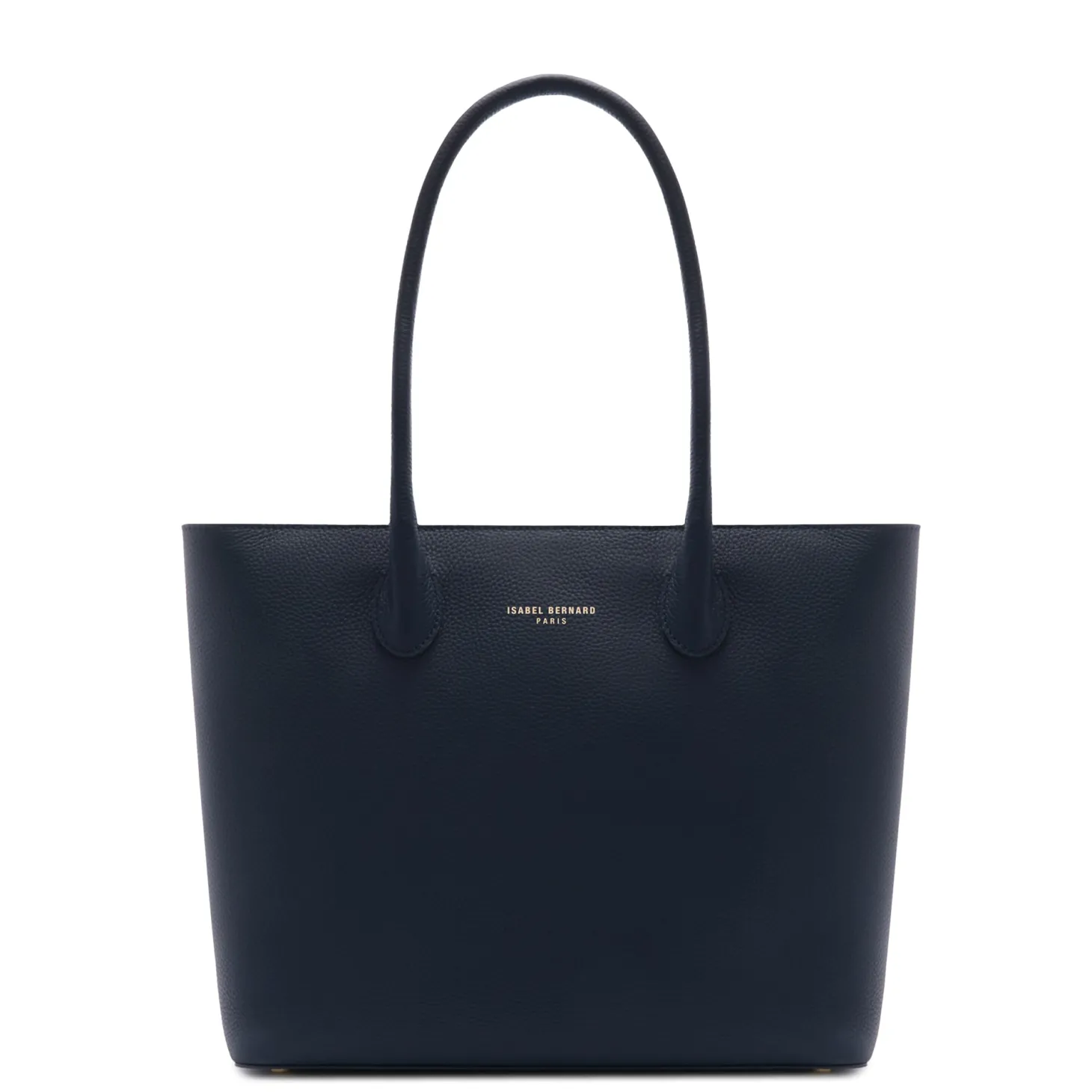 Isabel Bernard Honoré Lysanne blauwe leren shopper van kalfsleer Best