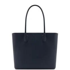 Isabel Bernard Honoré Lysanne blauwe leren shopper van kalfsleer Best