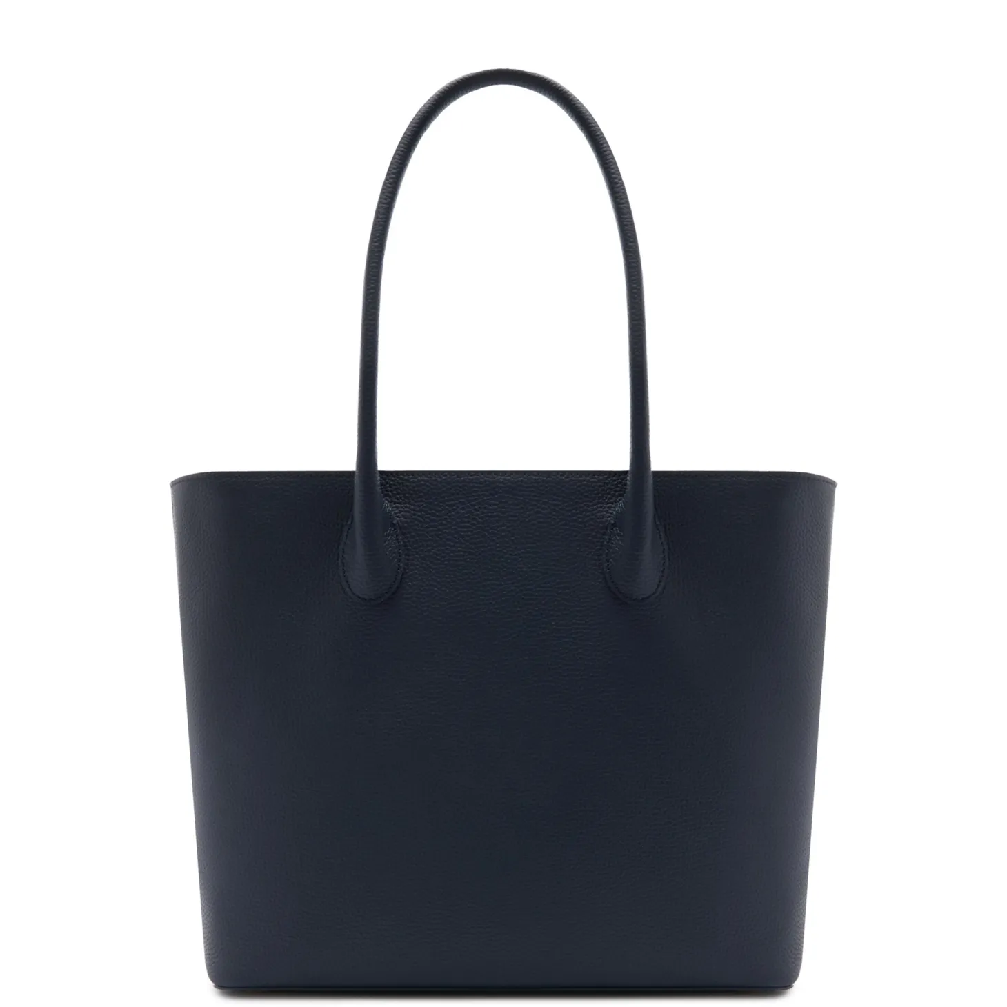 Isabel Bernard Honoré Lysanne blauwe leren shopper van kalfsleer Best