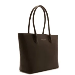 Isabel Bernard Honoré Lysanne bruine leren shopper van kalfsleer New