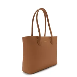 Isabel Bernard Honoré Lysanne camel leren shopper van kalfsleer Best