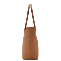 Isabel Bernard Honoré Lysanne camel leren shopper van kalfsleer Best