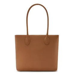 Isabel Bernard Honoré Lysanne camel leren shopper van kalfsleer Best
