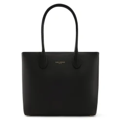 Isabel Bernard Honoré Lysanne zwarte leren shopper van kalfsleer Store