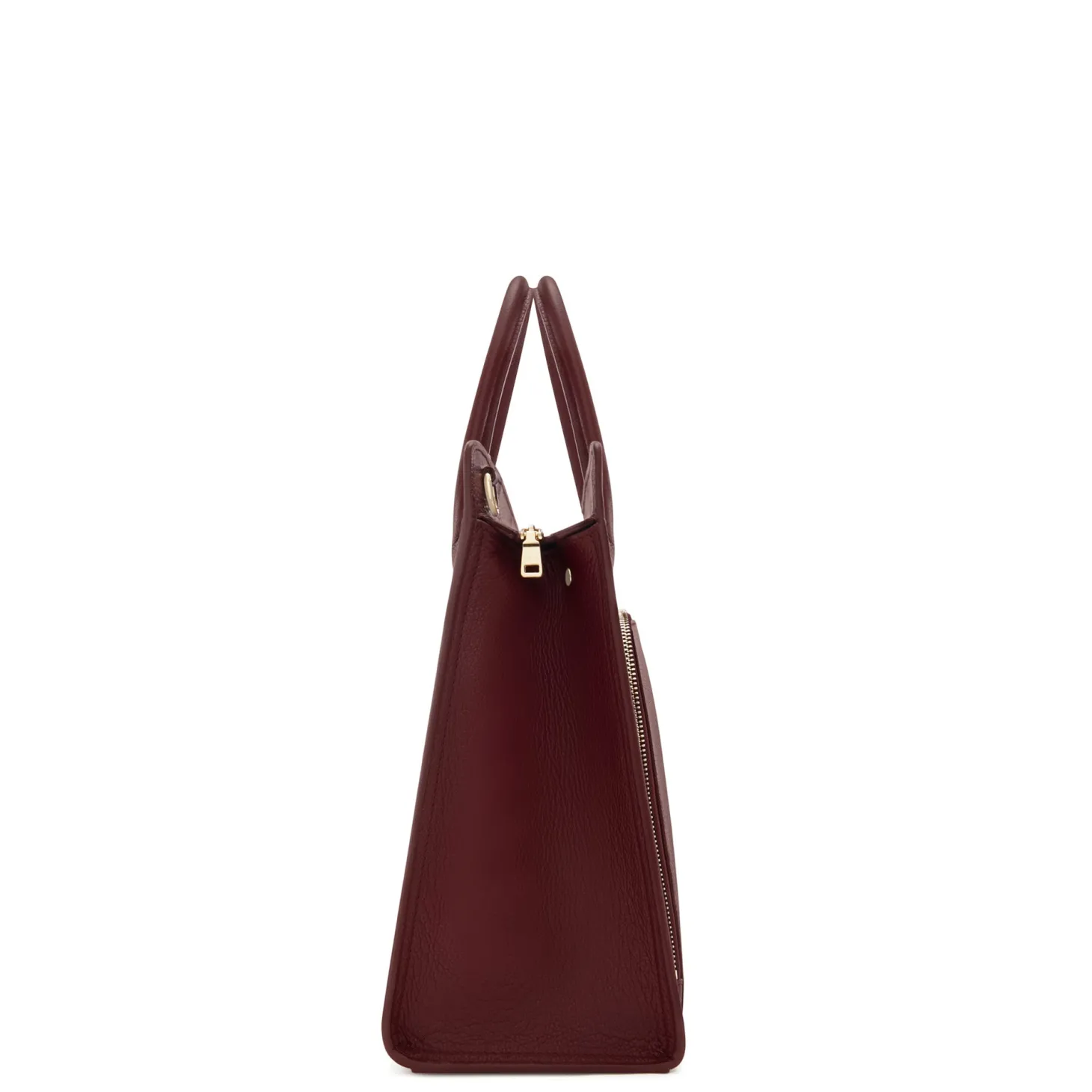 Isabel Bernard Honoré Nadine bordeaux leren handtas van kalfsleer met laptopvak Clearance
