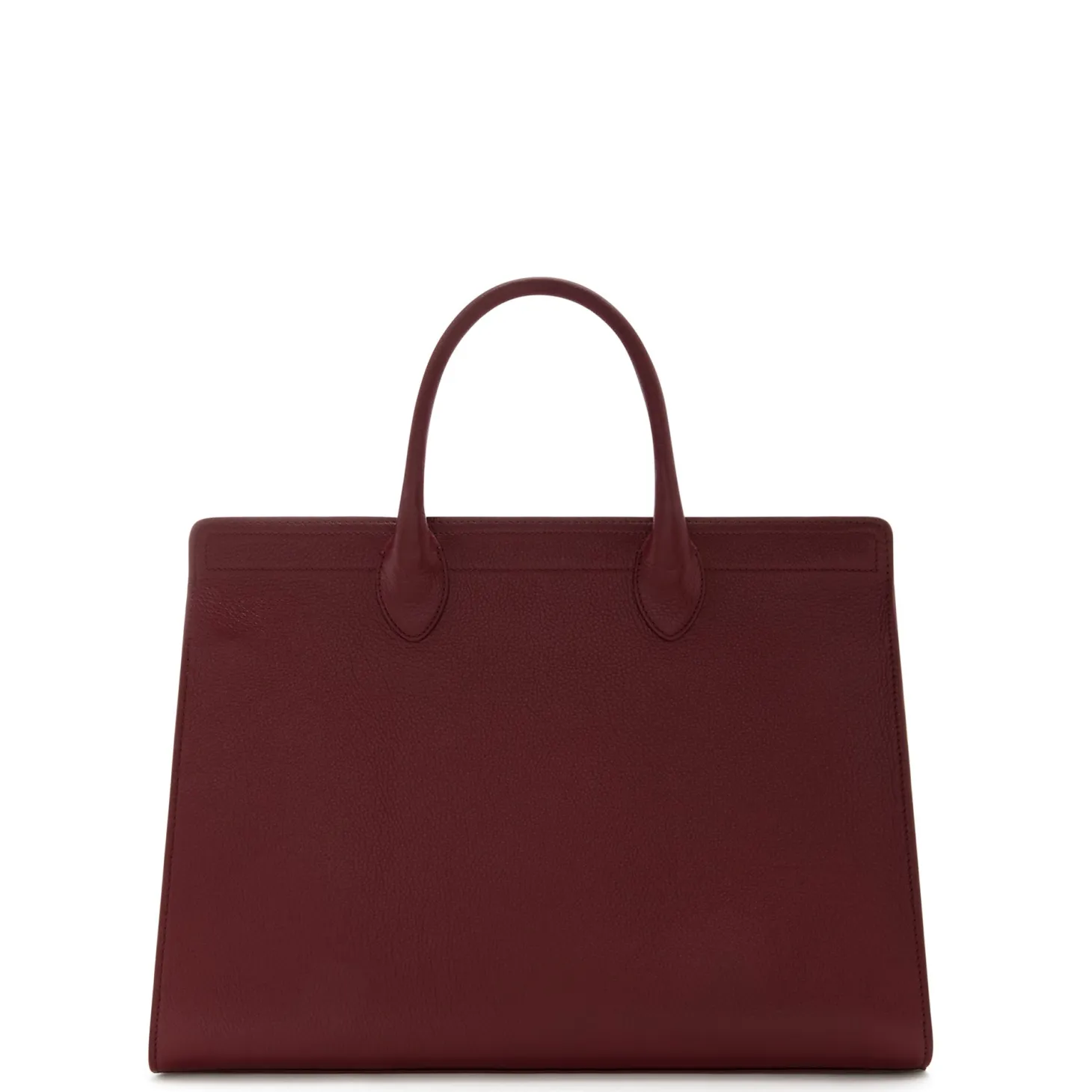 Isabel Bernard Honoré Nadine bordeaux leren handtas van kalfsleer met laptopvak Clearance