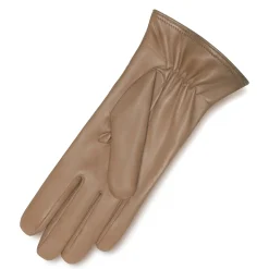 Isabel Bernard Honoré Rosette taupe leren handschoenen van geitenleer Cheap