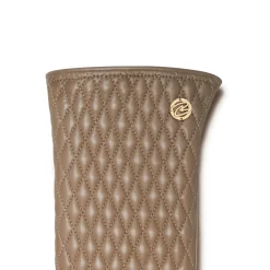 Isabel Bernard Honoré Rosette taupe leren handschoenen van geitenleer Cheap