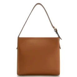 Isabel Bernard Honoré Adriane Midi cognac leren schoudertas van kalfsleer Flash Sale