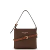 Isabel Bernard Honoré Adriane Mini bruine leren handtas van kalfsleer Shop