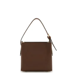 Isabel Bernard Honoré Adriane Mini bruine leren handtas van kalfsleer Shop