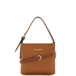 Isabel Bernard Honoré Adriane Mini cognac leren handtas van kalfsleer Hot