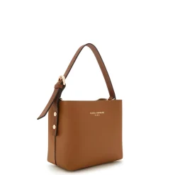 Isabel Bernard Honoré Adriane Mini cognac leren handtas van kalfsleer Hot