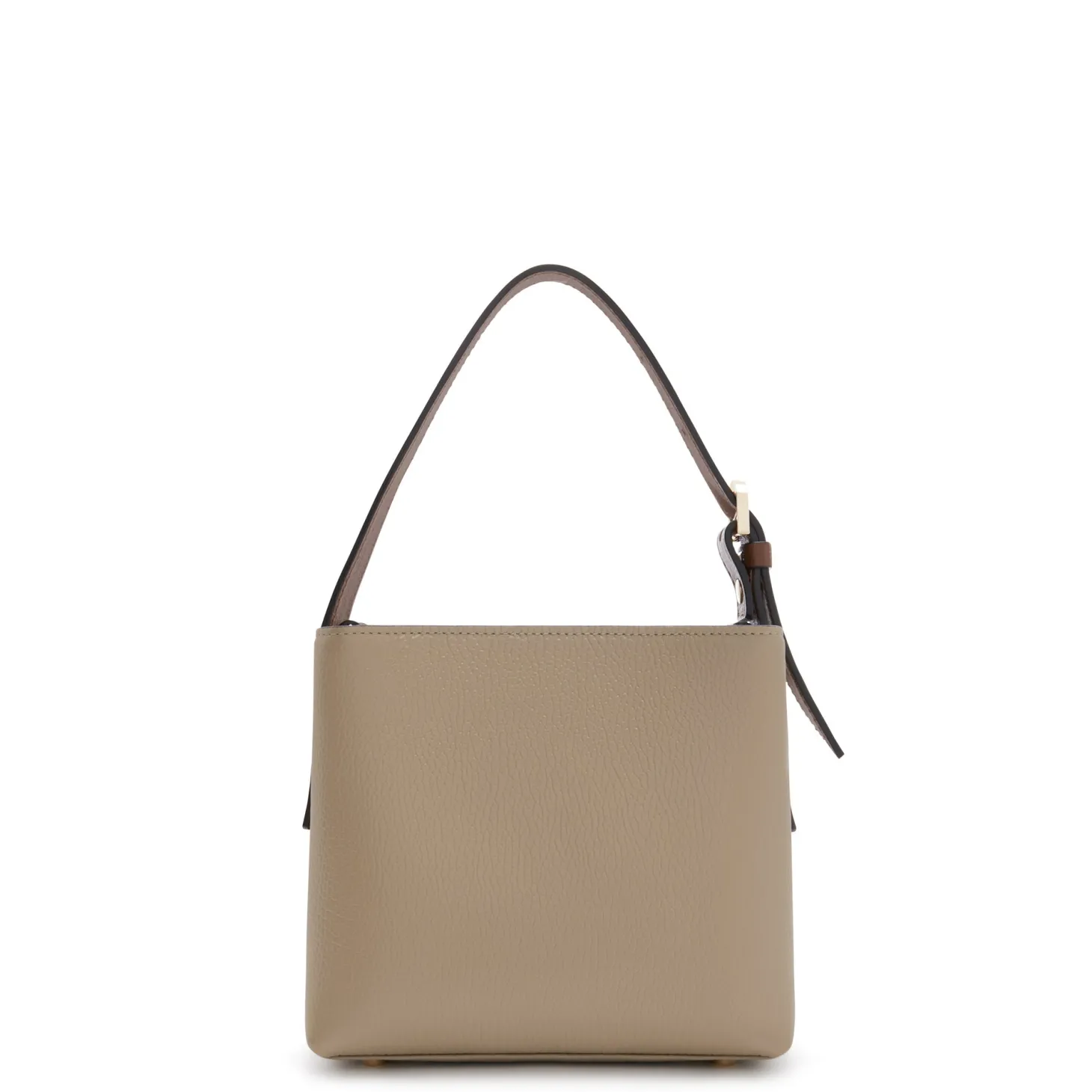 Isabel Bernard Honoré Adriane Mini taupe leren handtas van kalfsleer Cheap