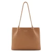 Isabel Bernard Honoré Nata camel leren shopper van kalfsleer Cheap