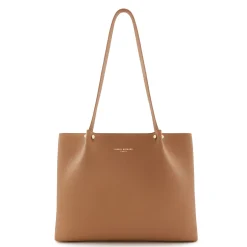 Isabel Bernard Honoré Nata camel leren shopper van kalfsleer Cheap