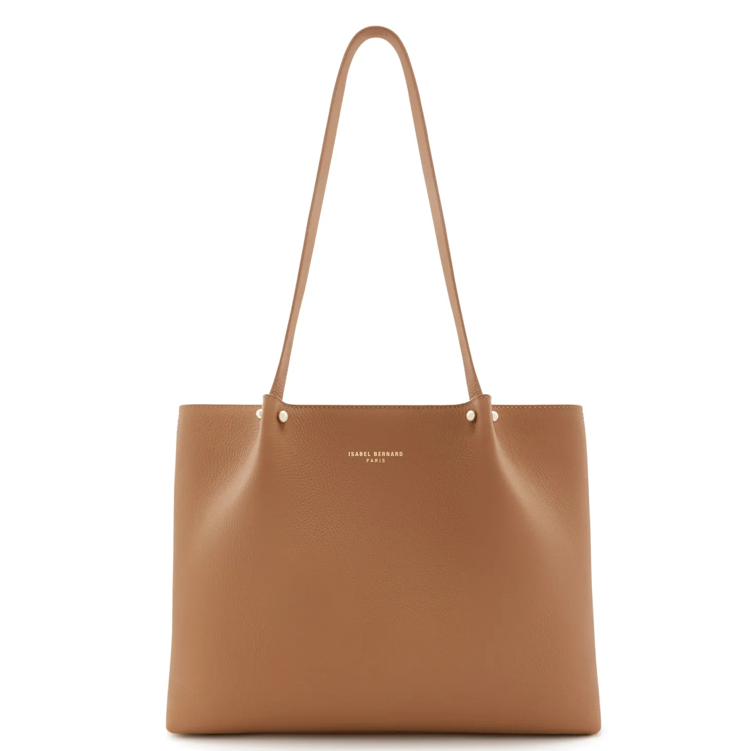 Isabel Bernard Honoré Nata camel leren shopper van kalfsleer Cheap