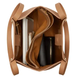 Isabel Bernard Honoré Nata camel leren shopper van kalfsleer Cheap