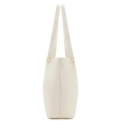 Isabel Bernard Honoré Nata crème leren shopper van kalfsleer Flash Sale