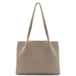 Isabel Bernard Honoré Nata taupe leren shopper van kalfsleer Clearance