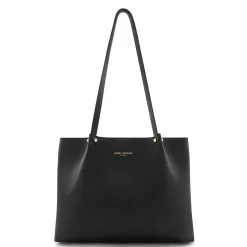 Isabel Bernard Honoré Nata zwarte leren shopper van kalfsleer New