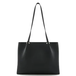 Isabel Bernard Honoré Nata zwarte leren shopper van kalfsleer New