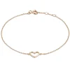 Isabel Bernard La Concorde Amore 14 karaat rosé gouden armband met hartje Store