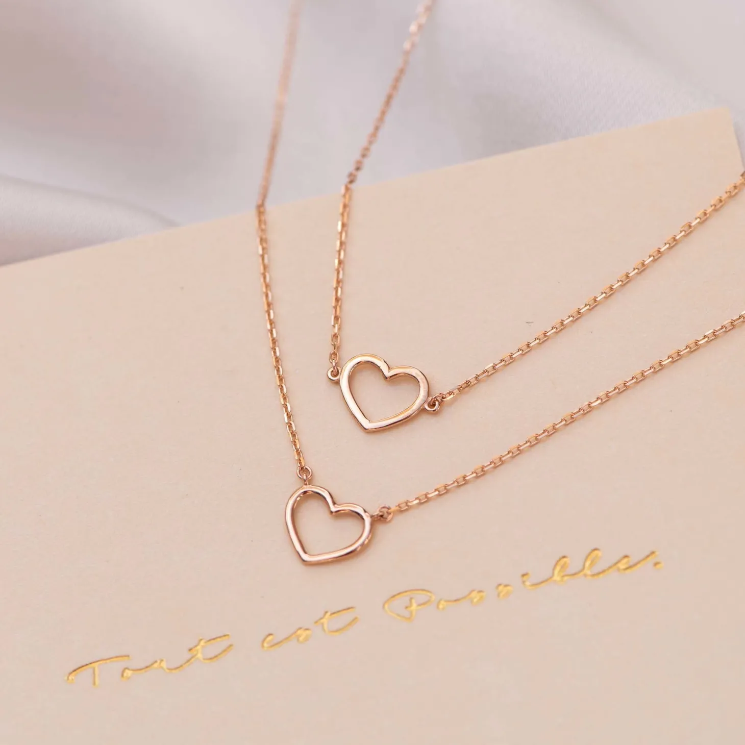 Isabel Bernard La Concorde Amore 14 karaat rosé gouden armband met hartje Store