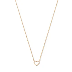 Isabel Bernard La Concorde Amore 14 karaat rosé gouden collier met hartje Shop