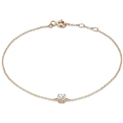 Isabel Bernard La Concorde Apolline 14 karaat rosé gouden armband met zirkonia steentje Cheap
