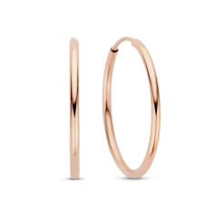Isabel Bernard La Concorde Cerise 14 karaat rosé gouden creolen (20 mm) Best
