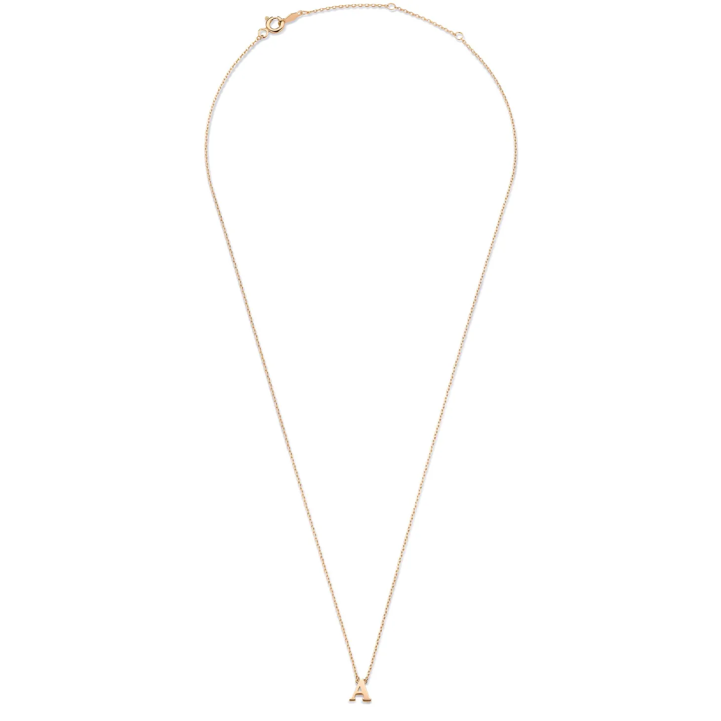 Isabel Bernard La Concorde Chloé 14 karaat rosé gouden initial collier met letter Outlet