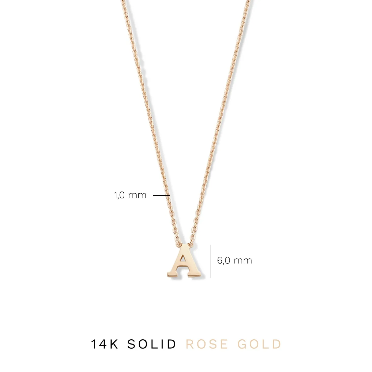 Isabel Bernard La Concorde Chloé 14 karaat rosé gouden initial collier met letter Outlet