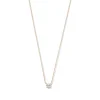 Isabel Bernard La Concorde Garance 14 karaat rosé gouden collier met zirkonia steentje Online