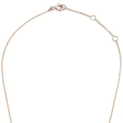 Isabel Bernard La Concorde Garance 14 karaat rosé gouden collier met zirkonia steentje Online