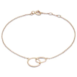 Isabel Bernard La Concorde Loulou 14 karaat rosé gouden armband met ringetjes Best Sale