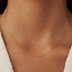 Isabel Bernard La Concorde Nicole 14 karaat rosé gouden collier New