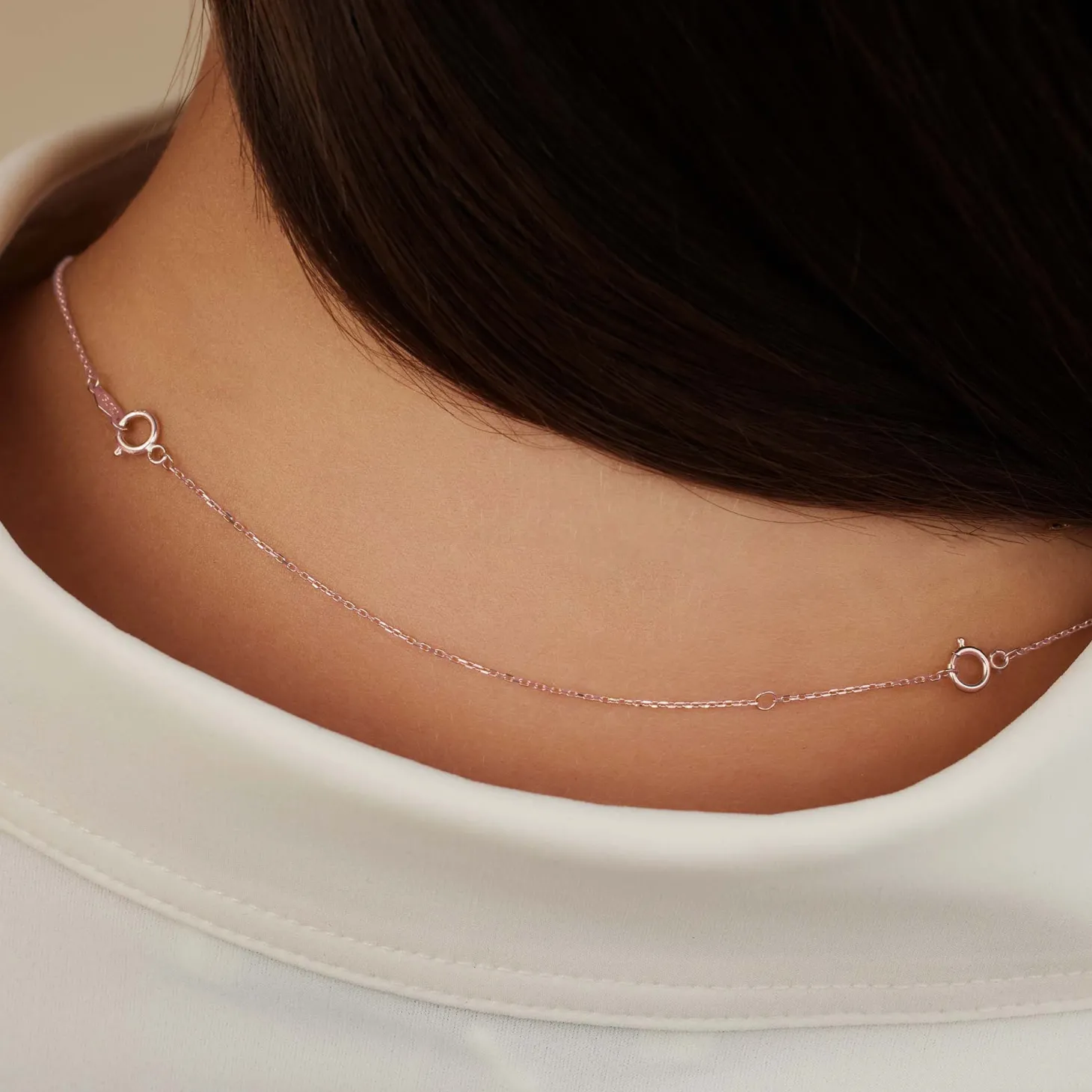 Isabel Bernard La Concorde Nicole 14 karaat rosé gouden collier verlengstuk Best Sale