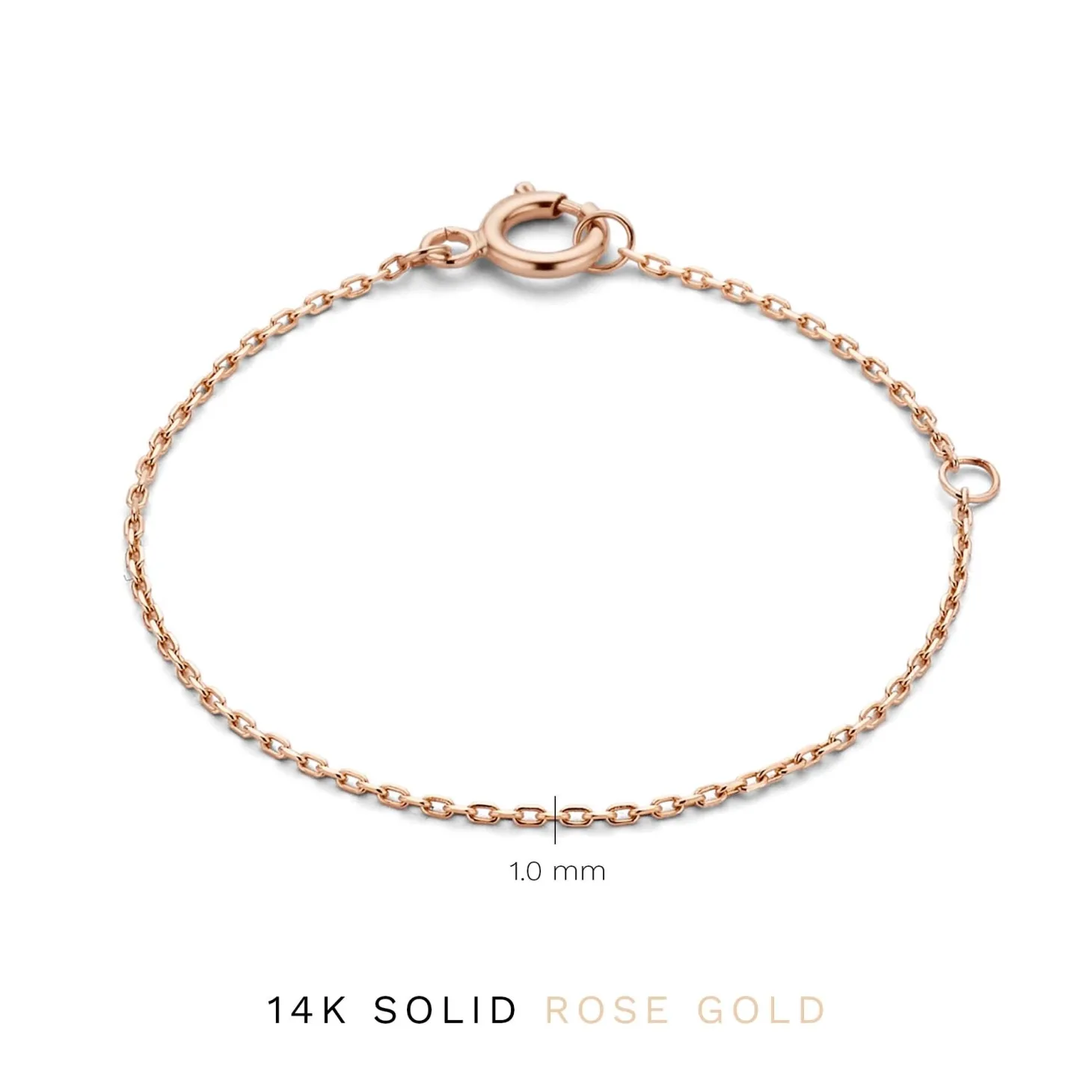 Isabel Bernard La Concorde Nicole 14 karaat rosé gouden collier verlengstuk Best Sale