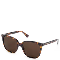 Isabel Bernard La Villette Raison bruin tortoise vierkante zonnebril met bruine glazen New