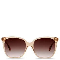 Isabel Bernard La Villette Raison transparant beige vierkante zonnebril met bruine gradient glazen Cheap