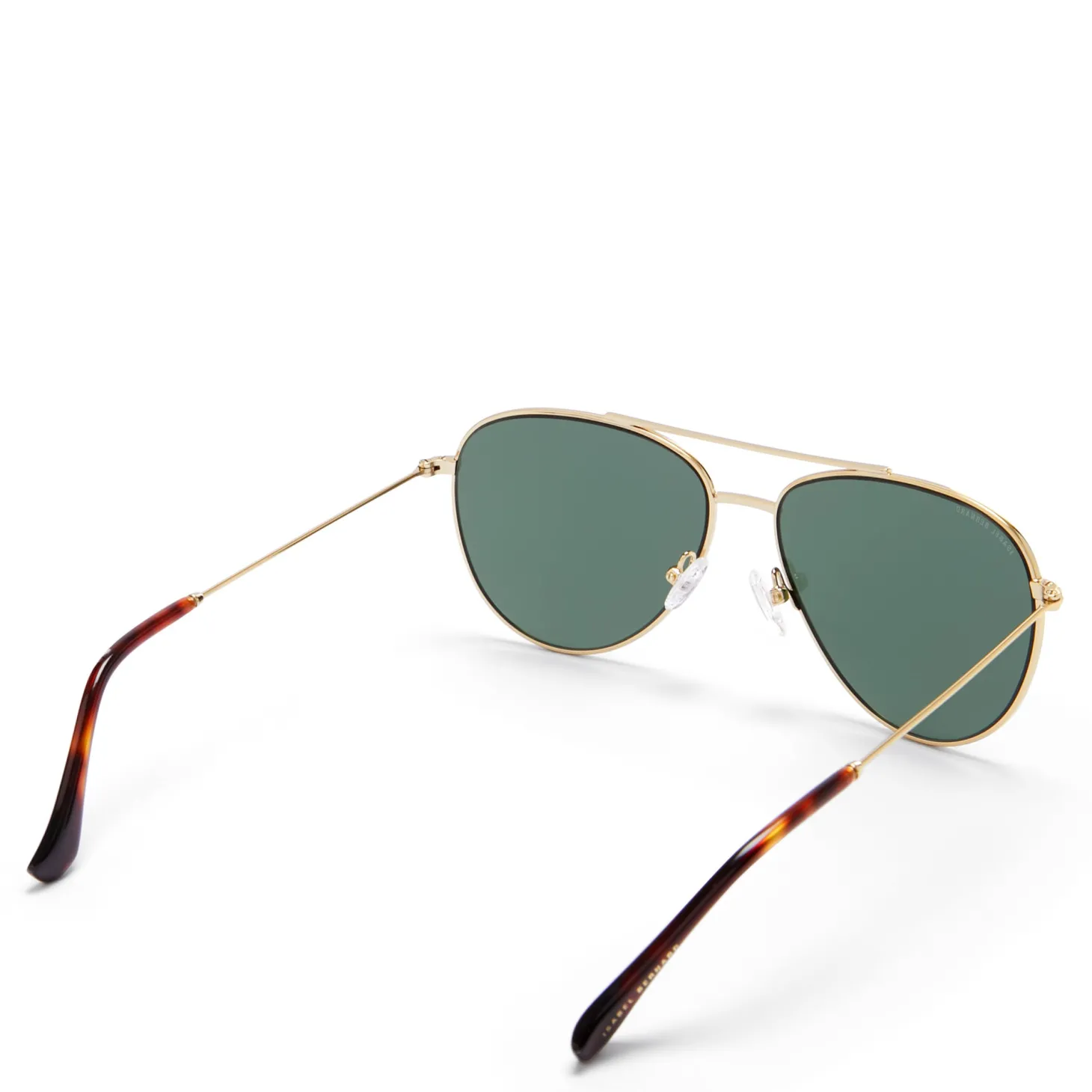 Isabel Bernard La Villette Remi goudkleurige aviator zonnebril met groene glazen Cheap