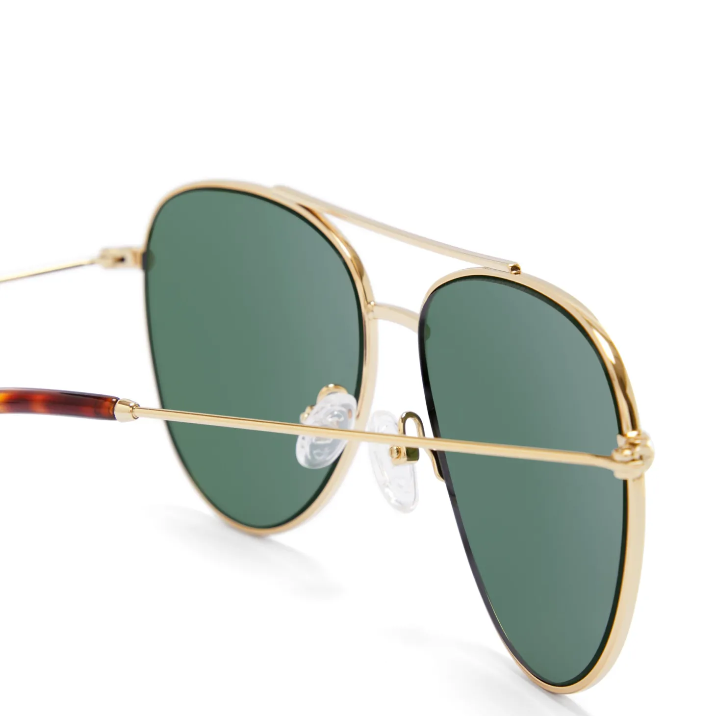 Isabel Bernard La Villette Remi goudkleurige aviator zonnebril met groene glazen Cheap