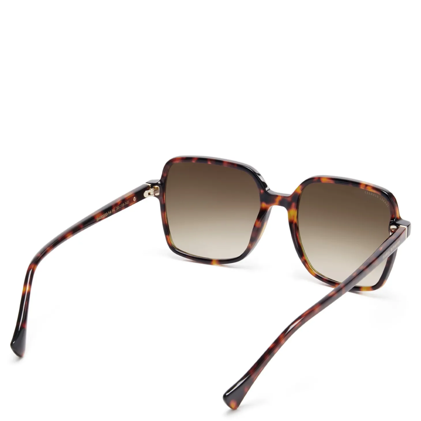 Isabel Bernard La Villette Rene bruin tortoise vierkante zonnebril met bruine gradient glazen Cheap