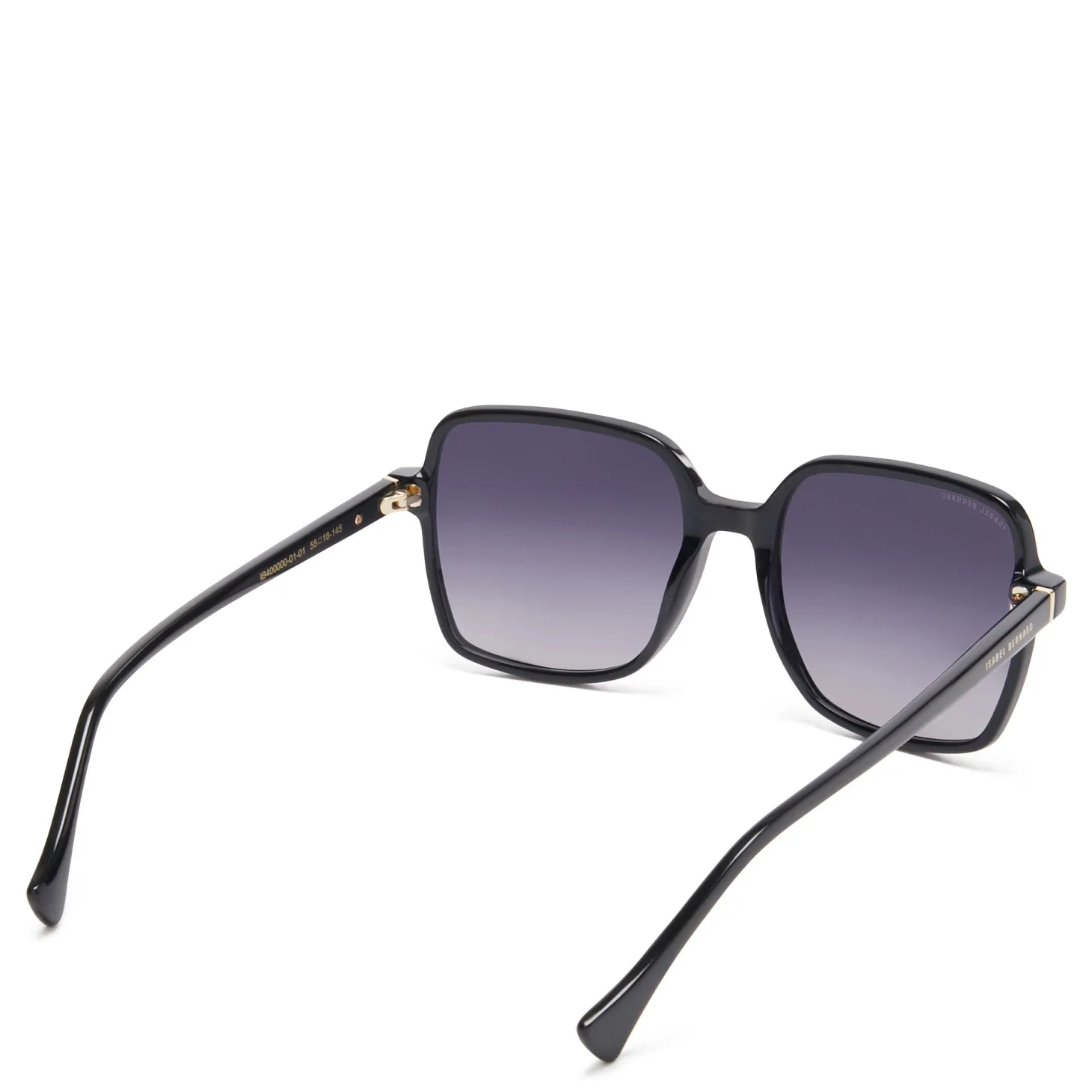 Isabel Bernard La Villette Rene zwarte vierkante zonnebril met zwarte gradient glazen Flash Sale