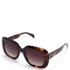 Isabel Bernard La Villette Rive bruin tortoise vierkante zonnebril met bruine glazen Clearance