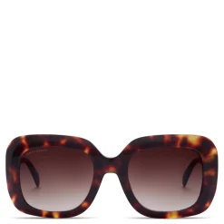 Isabel Bernard La Villette Rive bruin tortoise vierkante zonnebril met bruine glazen Clearance